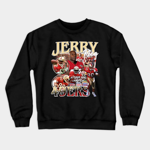 VINTAGE JERRY RICE BOOTLEG Crewneck Sweatshirt by Chea Shepherd